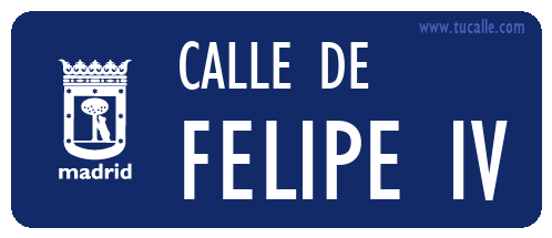 cartel_de_calle-de-Felipe IV_en_madrid